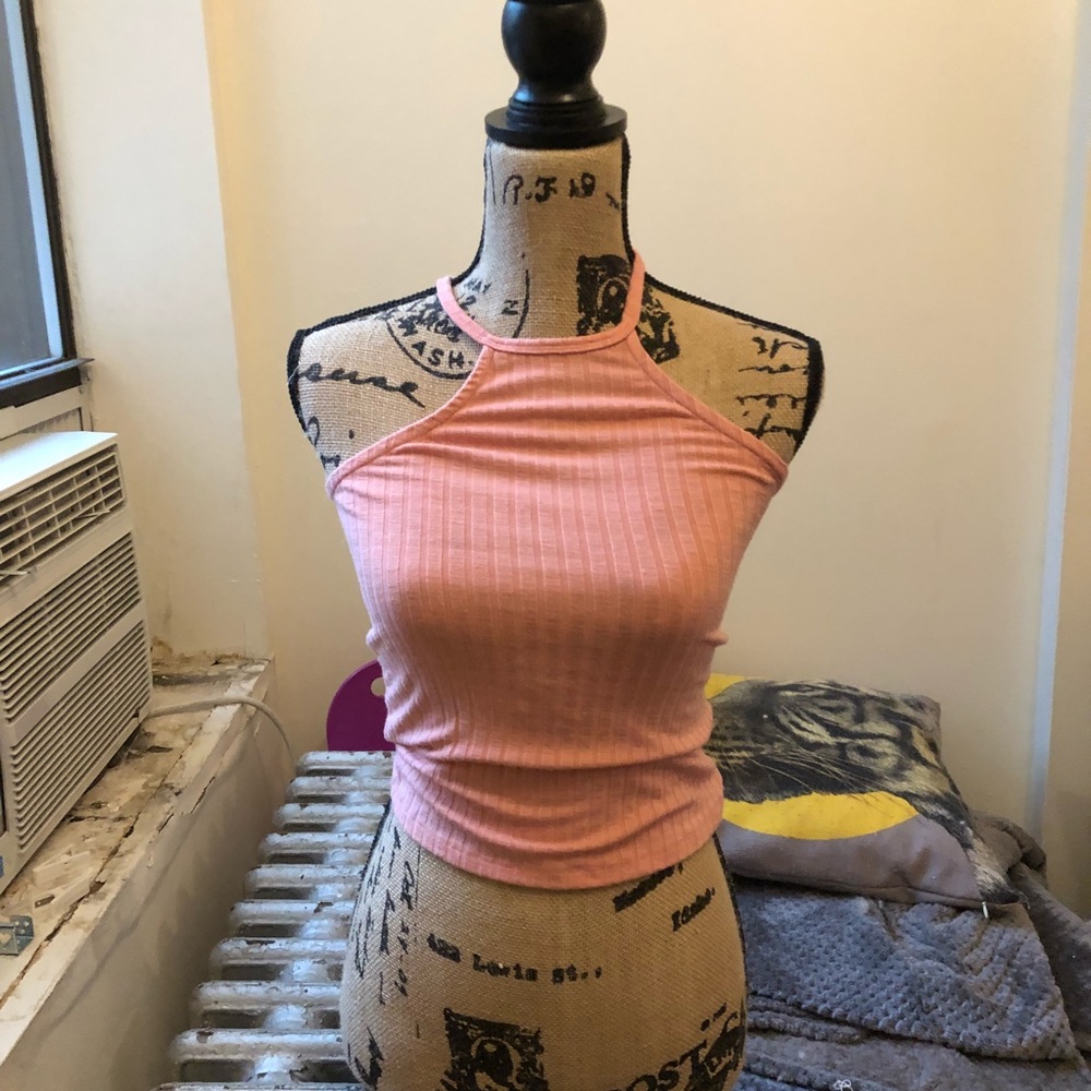 Light pink halter top